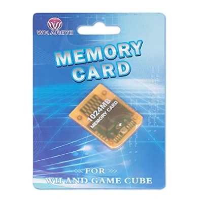 Image of WICAREYO 1024MB Memory Card for GameCube or Wii Consoles