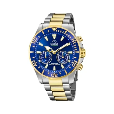 Image of JAGUAR Watch Model J889/1 from The Connected Collection, 45.7 mm Blue case with Two Tone Steel Strap for Men