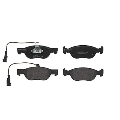 Image of 71753043, 71770955, 77362300 Brake pad set BREMBO P 23 071 incl. wear warning contact with piston clip without accessories ALFA ROMEO: GTV, Spider