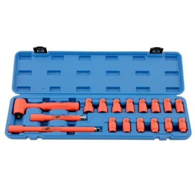 Image of Laser 5483 Insulated Socket Set 3/8&quot;D 17pc