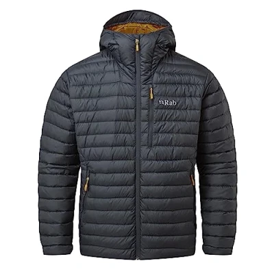 Image of Rab Men&#039;s Microlight Alpine Down Jacket for Trekking, Climbing, &amp; Skiing Beluga X Large