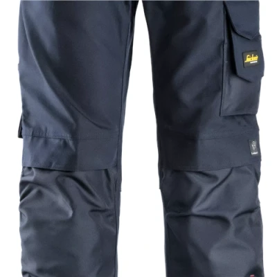 Image of Snickers Craftsmen Trousers, Canvas+ Navy/Navy Waist 28&quot; Inside leg 32&quot;