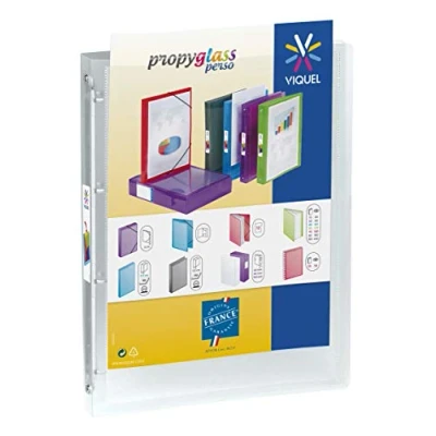 Image of Viquel à Ring Binders Translucent Customisable Polypropylene Perso File 15 mm Colourless