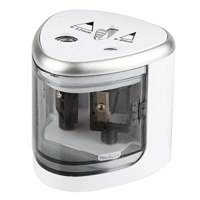Image of Electric Pencil Sharpener, Classroom Sharpener Portable Automatic Feature for Home School Office