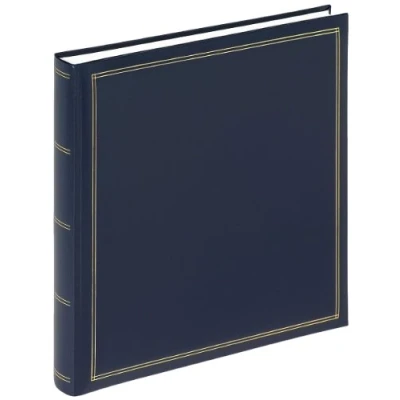 Image of walther Design Photo Album Blue 34 x 33 cm Imitation Leather with Embossing, Monza FA 260 L