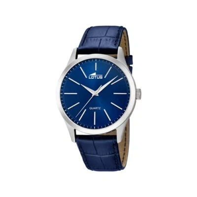 Image of Lotus Mens Analogue Quartz Watch with Leather Strap 15961/A