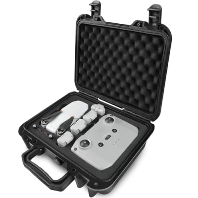 Image of LEKUFEE Portable Waterproof Hard Case for DJI Mini 4K/DJI 2 SE Drone/DJI Drone and Mavic Accessories (Not Include Drones Accessories)