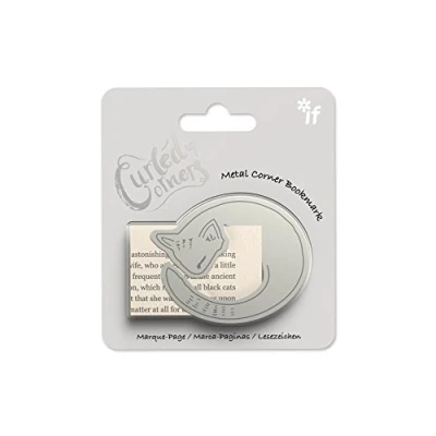 Image of IF Curled Up Corner Metal Animal Bookmark Cosy Cat, 36501