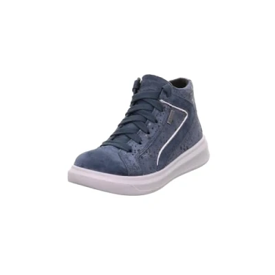 Image of Superfit Cosmo Lightly Lined Gore Tex Sneaker, Blue 8000, 1 UK