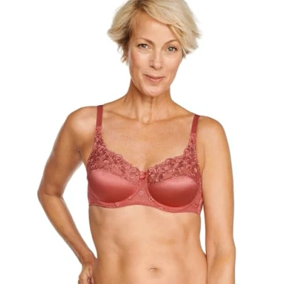 Image of Naturana® Women&#039;s Underwired Bra [Cup B E] with Excellent Support and Beautiful décolleté 44 Sun Kissed C