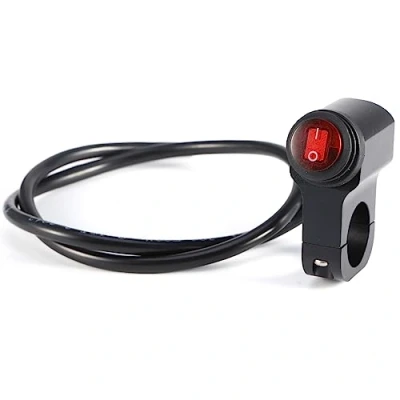 Image of Universal Motorcycle Handlebar Switch,12V 16A Waterproof Switch Motorbike Headlight Fog Spot light On Off