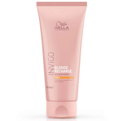 Image of Wella Invigo Blonde Recharge Warm Conditioner 200ml