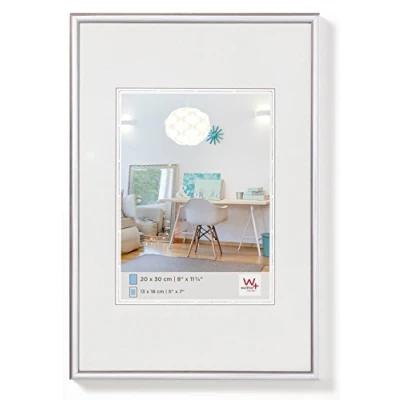 Image of walther Design Picture Frame Silver 40 x 60 cm New Lifestyle Plastic KV460S