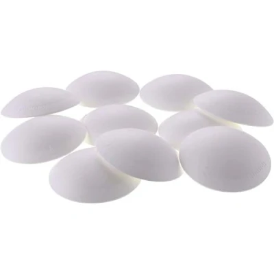 Image of Secotec 5246/10 Door Stop Bumms 60 mm/Self Adhesive White Plastic (Pack of 10)