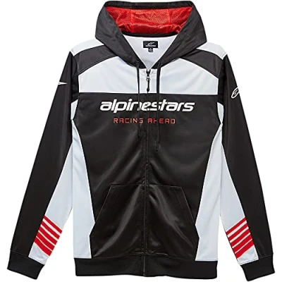 Image of Alpinestars, Sessions Ii Fleece, Hoodie, Black/White, L, Man