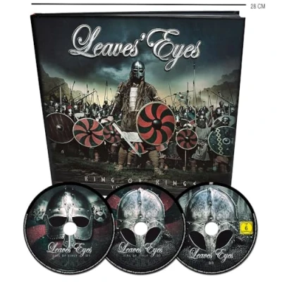 Image of Leaves&#039; Eyes King Of Kings Tour Edition 2015 German 2 CD album set AFM 519 91