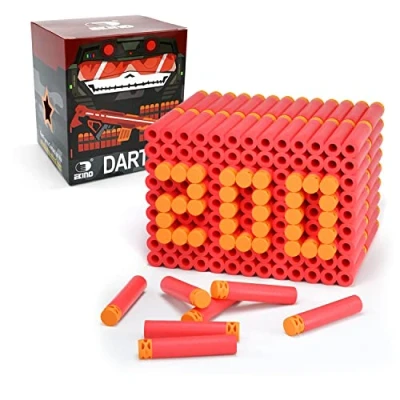 Image of EKIND 200 Pcs 7.2cm TPR Waffles Soft Head Foam Darts for Nerf N strike Elite AccuStrike Series Blasters Toy Gun(Red)