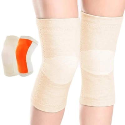 Image of Ccomage Thicken Knee Warmer with Warm Lining Stretchy Knit Braces Soft Arthritic Sleeve Night Sleep Protector Pain Relief Knees for Men Women Elderly