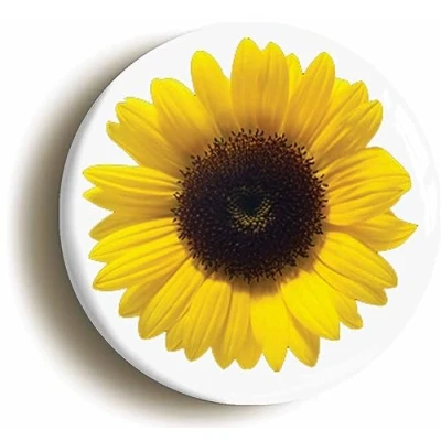 Image of Sunflower Fridge Magnet (Circular 2inch / 50mm Diameter)