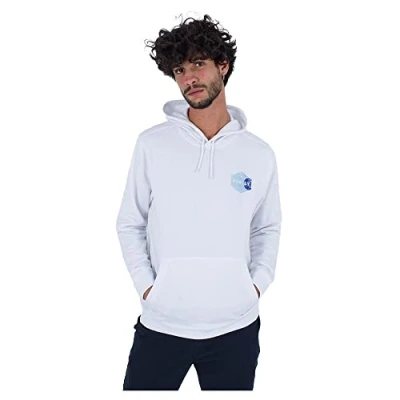 Image of Hurley Men&#039;s Seaside Fleece Po Sweatshirt, Black, S