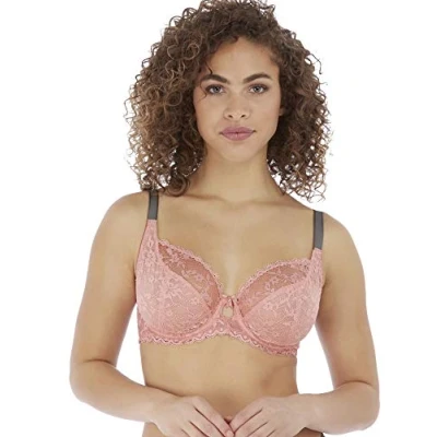 Image of Freya Offbeat Plunge Bra Rosehip Pink 32G