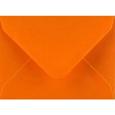 Image of C6 Coloured envelopes for A6 Greeting Cards Wedding Invitation Crafts 114x162mm Pack of 75 (Orange)