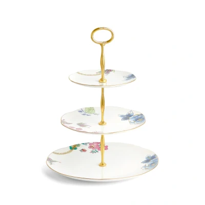 Image of Wedgwood Butterfly Bloom Cake Stand 3 Tier