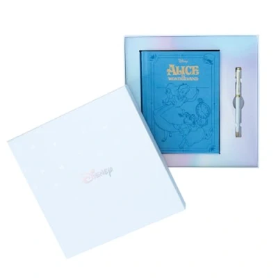 Image of Grupo Erik A5 Notebook With Pen &amp; Gift Box Disney Alice in Wonderland Lined Notebook, Note Book Notebooks A5, Notepads Notepad, Sketchbook Gifts