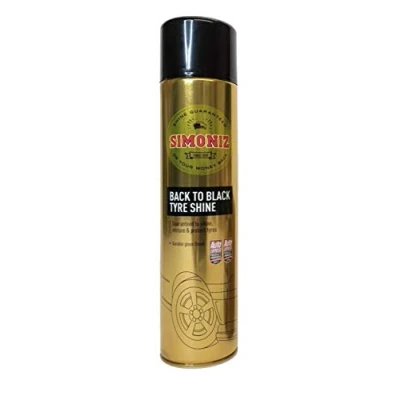 Image of Simoniz Back to Black Tyre Shine 600ml spray SAPP0116B