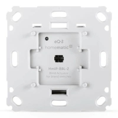 Image of Homematic IP Smart Home Blind Actuator, Motorized, Automatic, White, For Brand Switches, 151333A0A