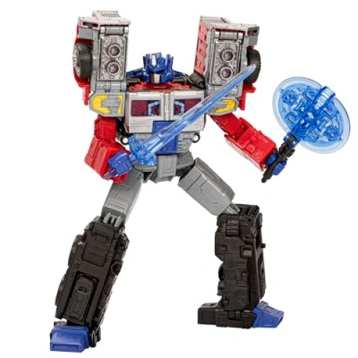 Image of Transformers Legacy United Leader Class G2 Universe Laser Optimus Prime Action Figure