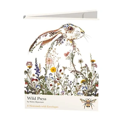 Image of Museums &amp; Galleries Wild Press by Helen Ahpornsiri 8 Rectangular Notecards Wallet