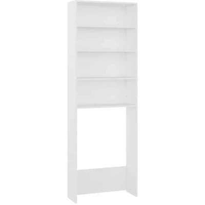 Image of vidaXL Washing Machine Cabinet White 64x24x190 cm