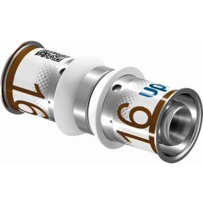 Image of Uponor S press Plus fitting x 16mm brass Kiwa