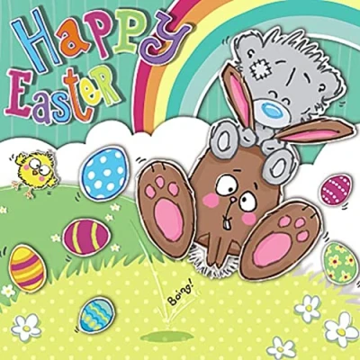Image of Me To You Bear Happy Easter My Dinky Card