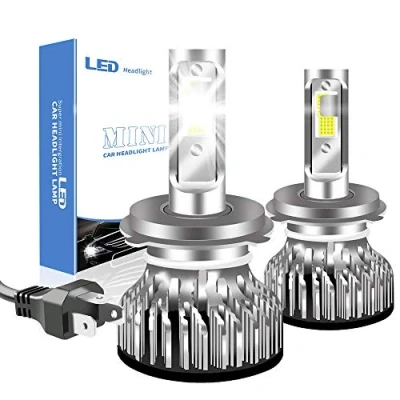Image of Chemini H4 9003 HB2 LED Headlight Bulb 100W 10000LM Front High/Low Beam Replace Car Halogen or Xenon Conversion Kit COB Chip Super Bright 6000K White