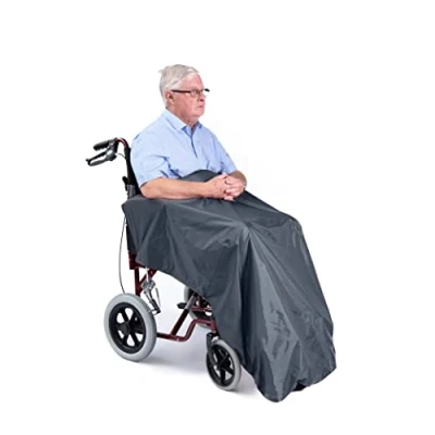 Image of Kozee Komforts Summer Waterproof Leg Cover Lightweight and Easy to Use Protection for Wheelchair Mobility Scooter Users Grey