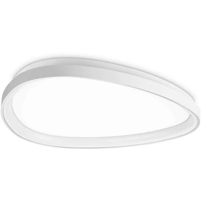 Image of Gemini 61cm DALI Integrated LED Semi Flush Light White 3650Lm 3000K