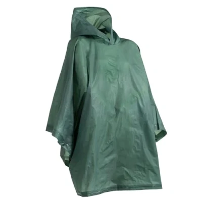 Image of Totes Women&#039;s Unisex Rain Poncho Belt, Hunter, One Size