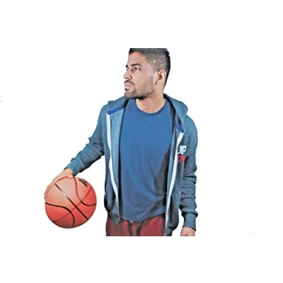 Image of D.I.L Basketball Size 7 Indoor Outdoor Game Training Ideal for Gift 3 Years to All Ages With Non Slip Surface Orange High Durability Good Grip Rubber, Suitable Children Men Women