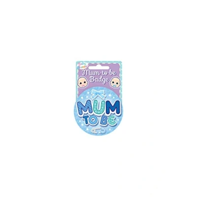 Image of Henbrandt Blue Badge Mum Mummy To Be Baby Boy Shower Party Accessory