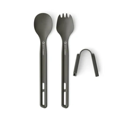 Image of Sea to Summit Frontier UL cutlery Set [2 Piece] Long Handle Spoon and Spork Cooking