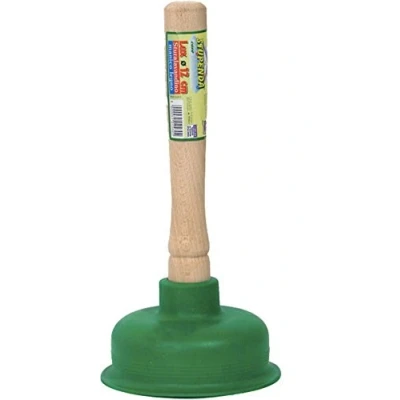 Image of La Briantina 1 x Sink Drain, Wood Rubber, Green, Diametro 12 cm