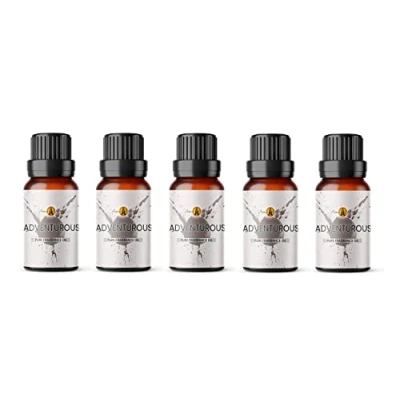 Image of Aroma Energy Adventurous Fragrance Oil 50ml (5 x 10ml) Highly Scented for Making Candle, Soap, Wax Melt, Diffuser etc