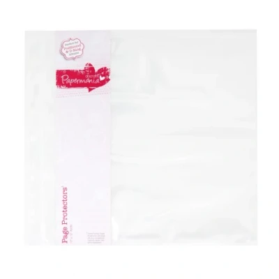 Image of Papermania 12 x inch Page Protectors, Pack of 10, White