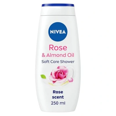 Image of NIVEA Shower Gel, Indulgent Moisture Rose, 250 ml, Pack of 6