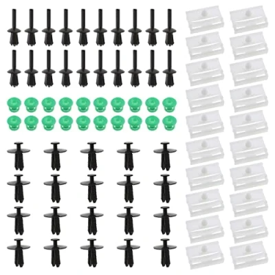 Image of Be In Your Mind 20 Sets of Side Skirt Clips Kit Trim Moulding Grommet Compatible with BMW 3 Series E32/E36/ E46/ E90/ E91 51711932996/51118174185 / 5111014103