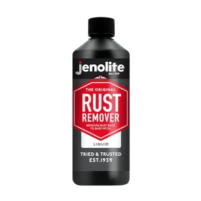 Image of JENOLITE Rust Remover Original Liquid 500g For Metal Fast Acting Removes Back To Bare Treatment Car bodywork, Bikes, Tools, Machinery, BBQs