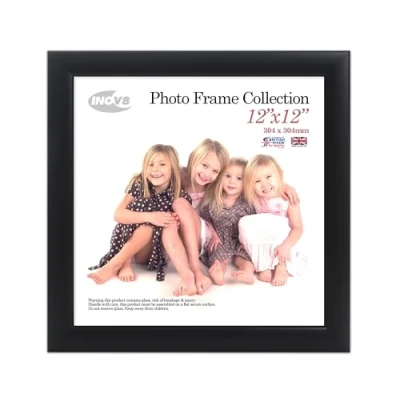 Image of Inov8 Framing Photo Frame Black Ash 12x12 1PK, Wood