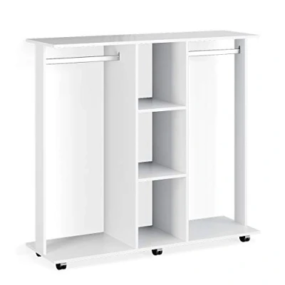 Image of Vicco Wardrobe Robbie, White, 130 x 120 cm